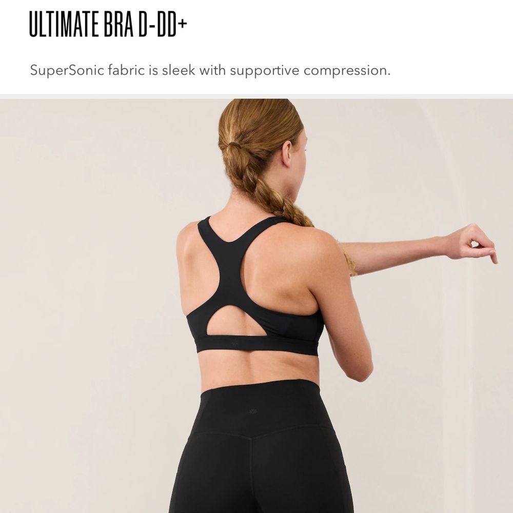 ‼️💥EXTREME SALE‼️Athleta Ultimate Bra D-DD+ Size Large, Blue/Teal